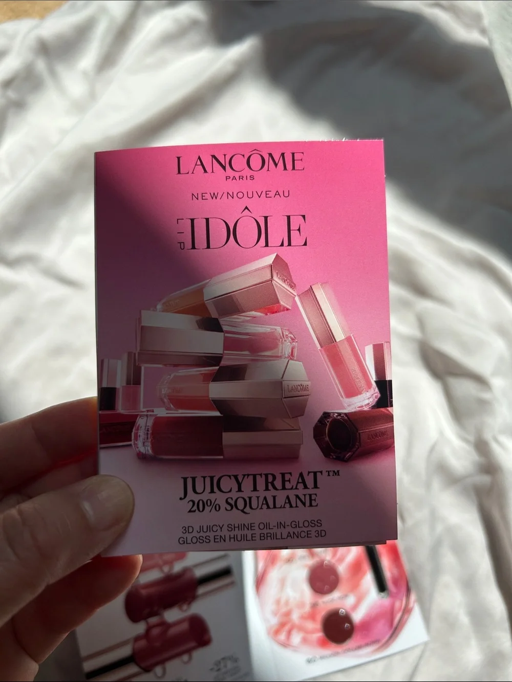 Lancome Idole lip samplers